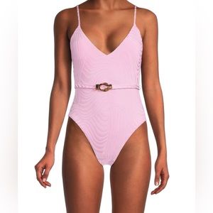 🔥 Closet Clearout!🔥 Sunshine 79 Groovy Swirl Bubblegum Pink Swimsuit